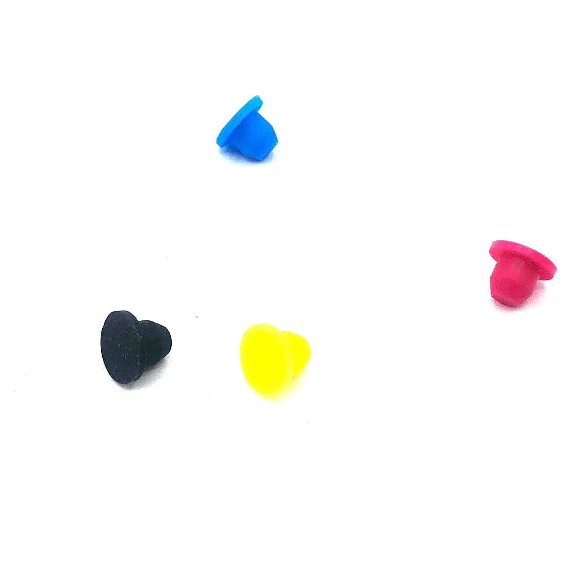 4 Color Silicone Plugs for HP & Canon Sponge/Spongeless Covers (AS-PlUG-SP4)