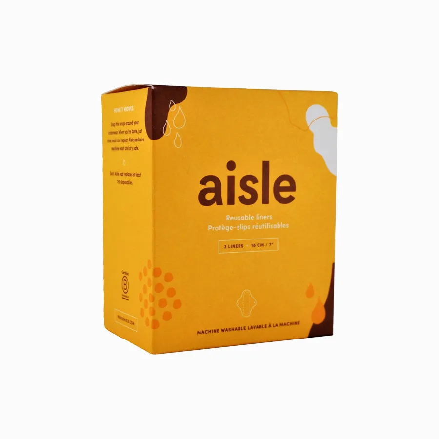 Aisle Reusable Panty Liner - 2 Pack