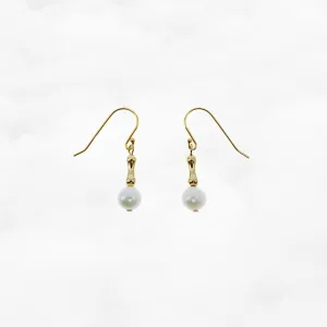 Bamboo Pearl Earrings