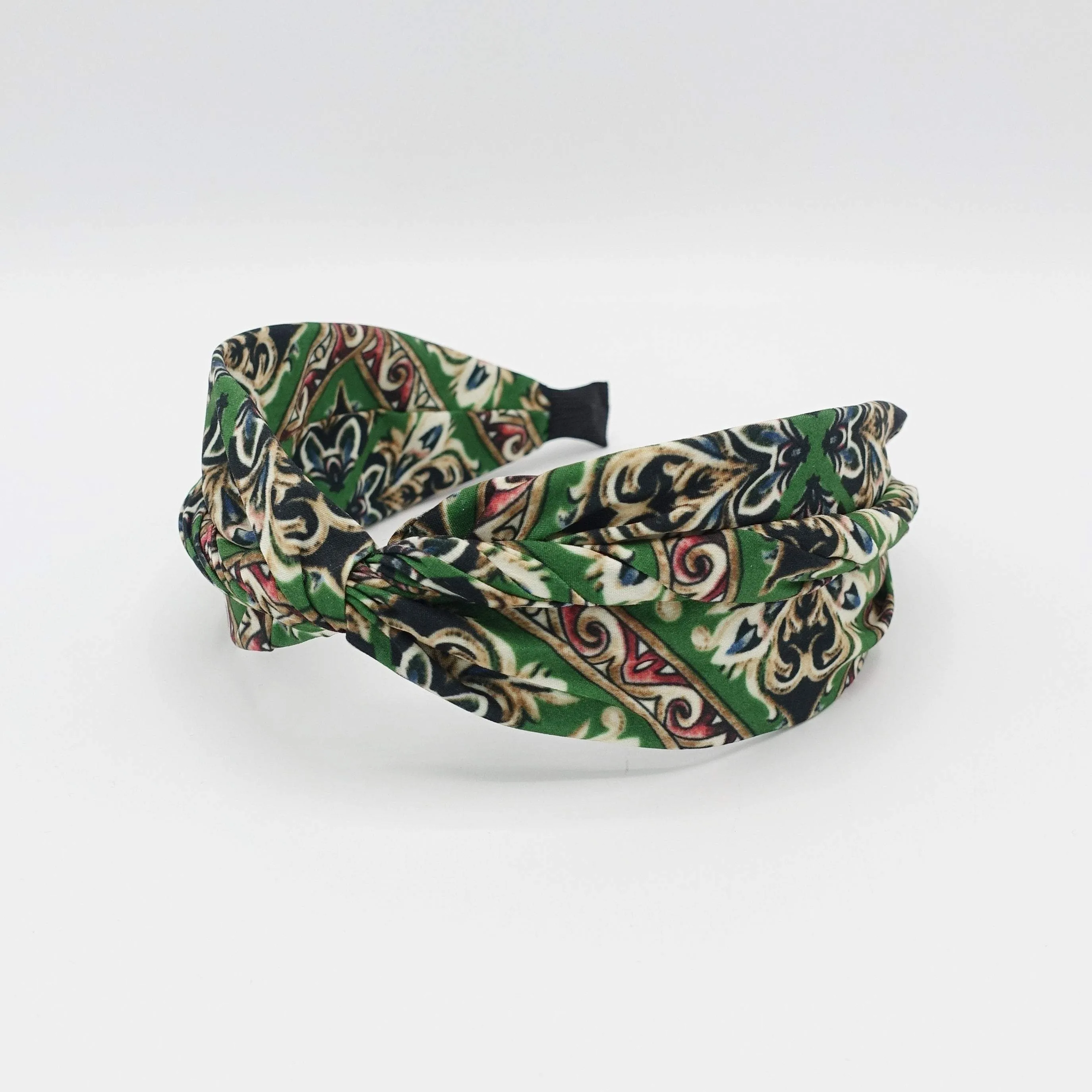 baroque paisley headband twist cross hairband shop for women