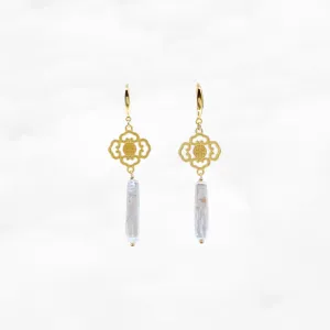 Baroque Pearl Ruyi Earrings