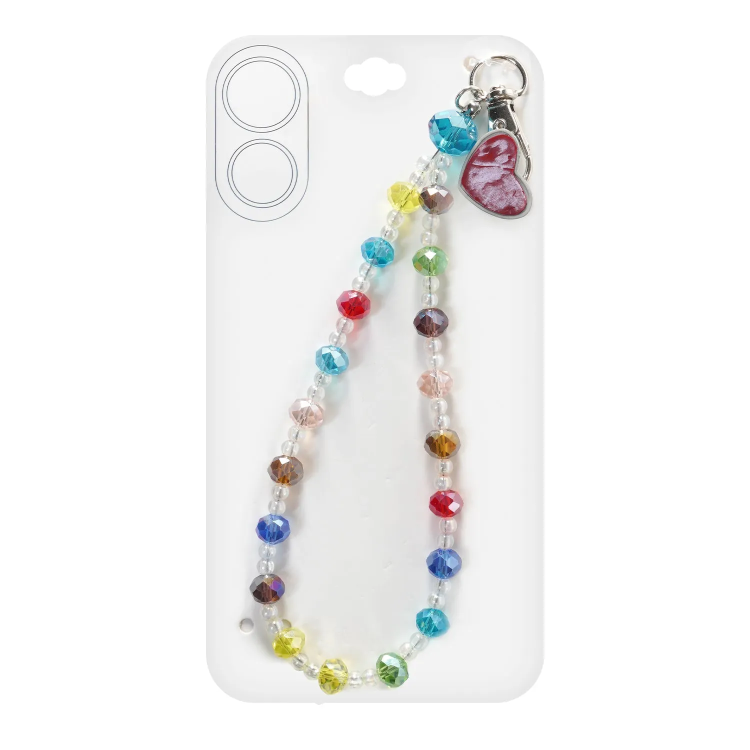 Beaded Cell Phone Wrist Strap Charm