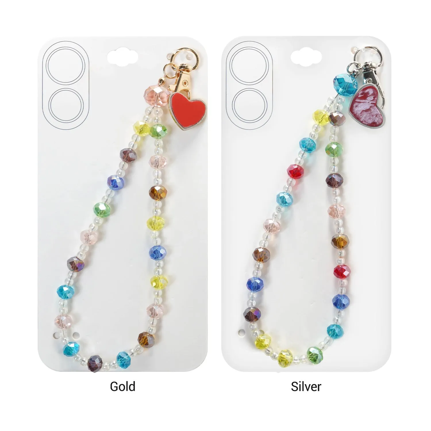 Beaded Cell Phone Wrist Strap Charm