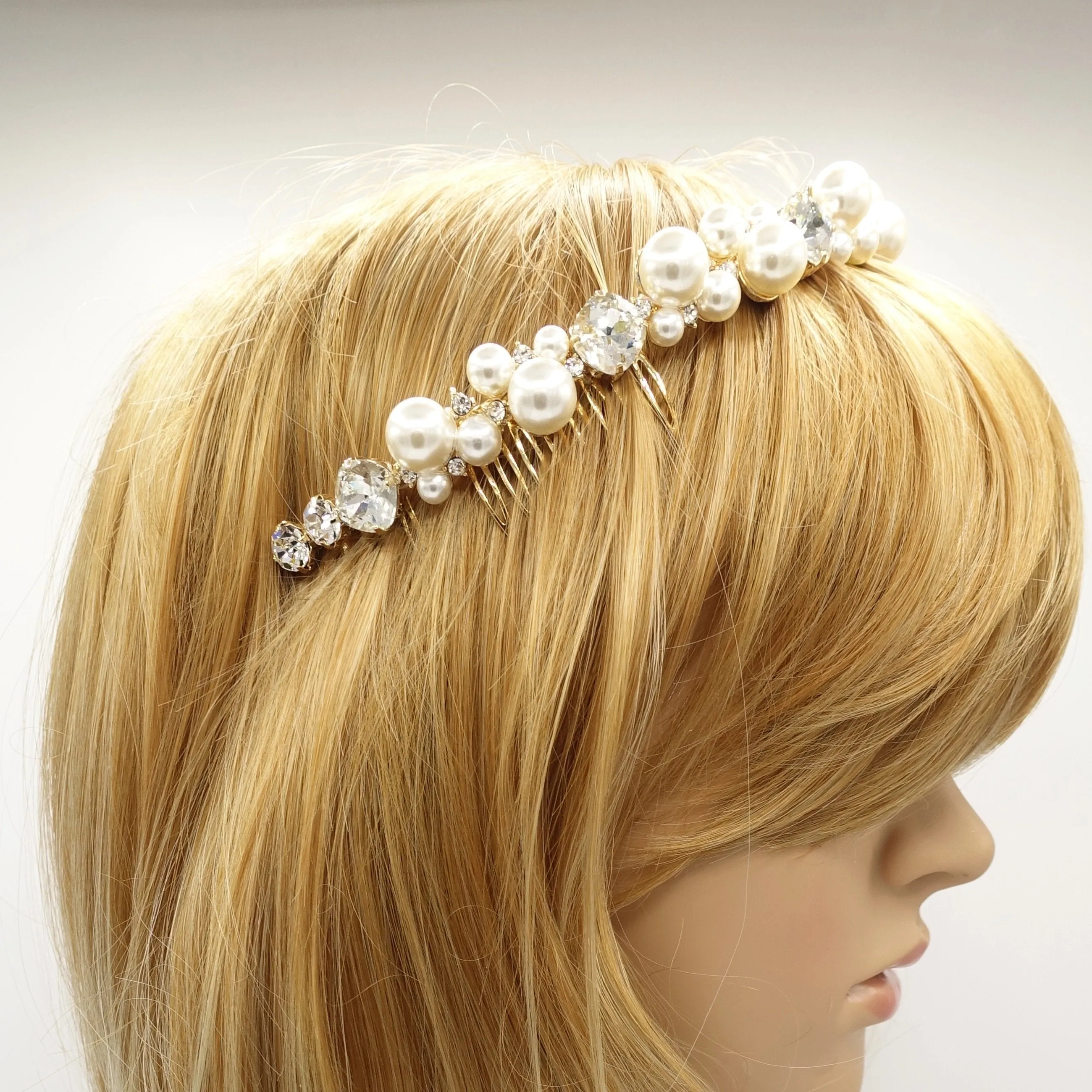 bridal comb tiara wedding crown event hair accessory for women