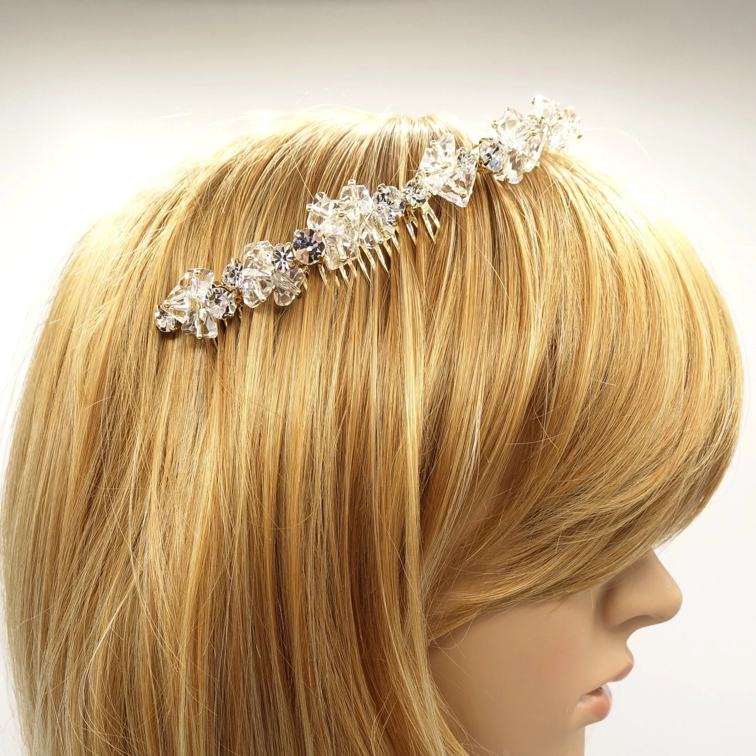 bridal comb tiara wedding crown event hair accessory for women