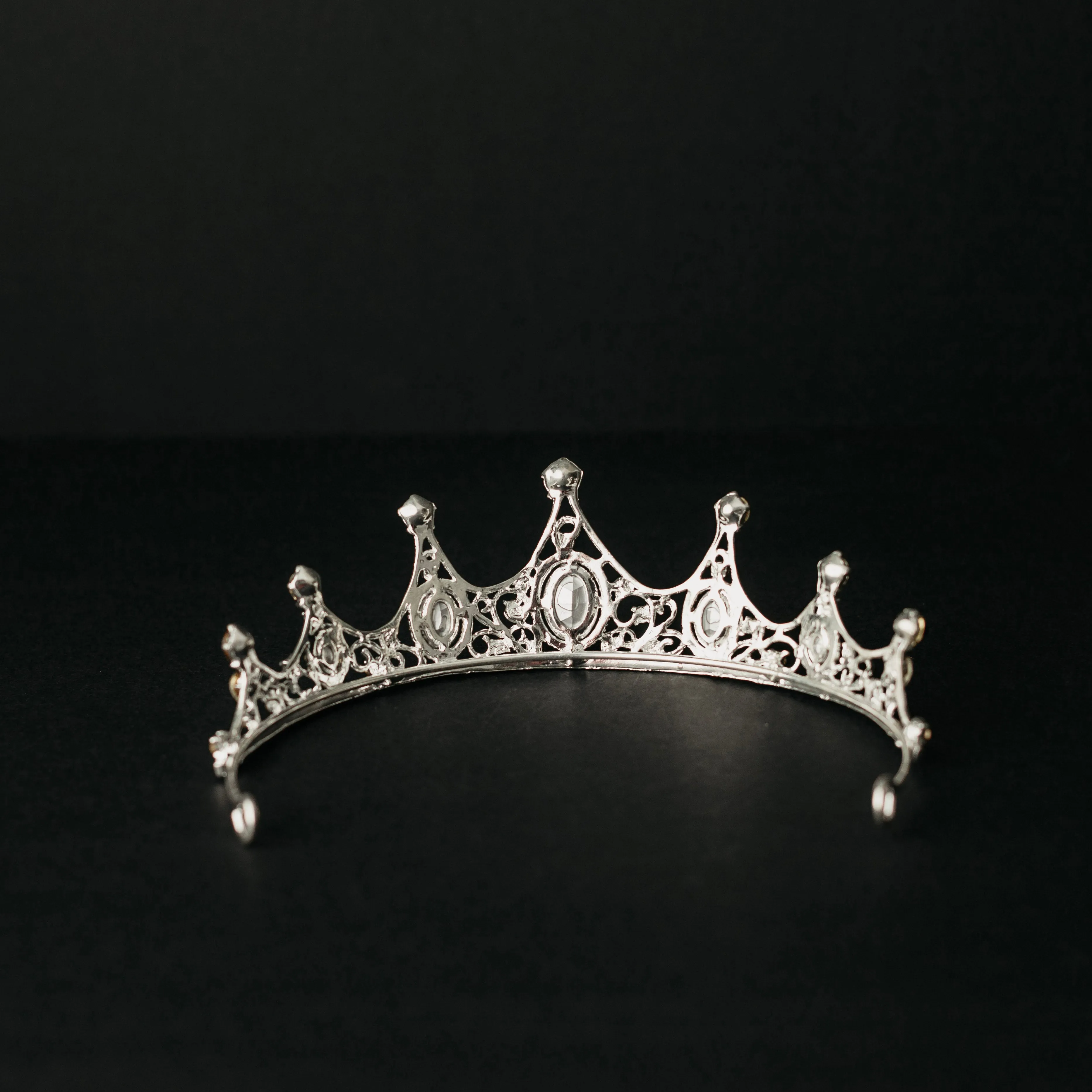 Cindy's Tiara in Opal & Silver