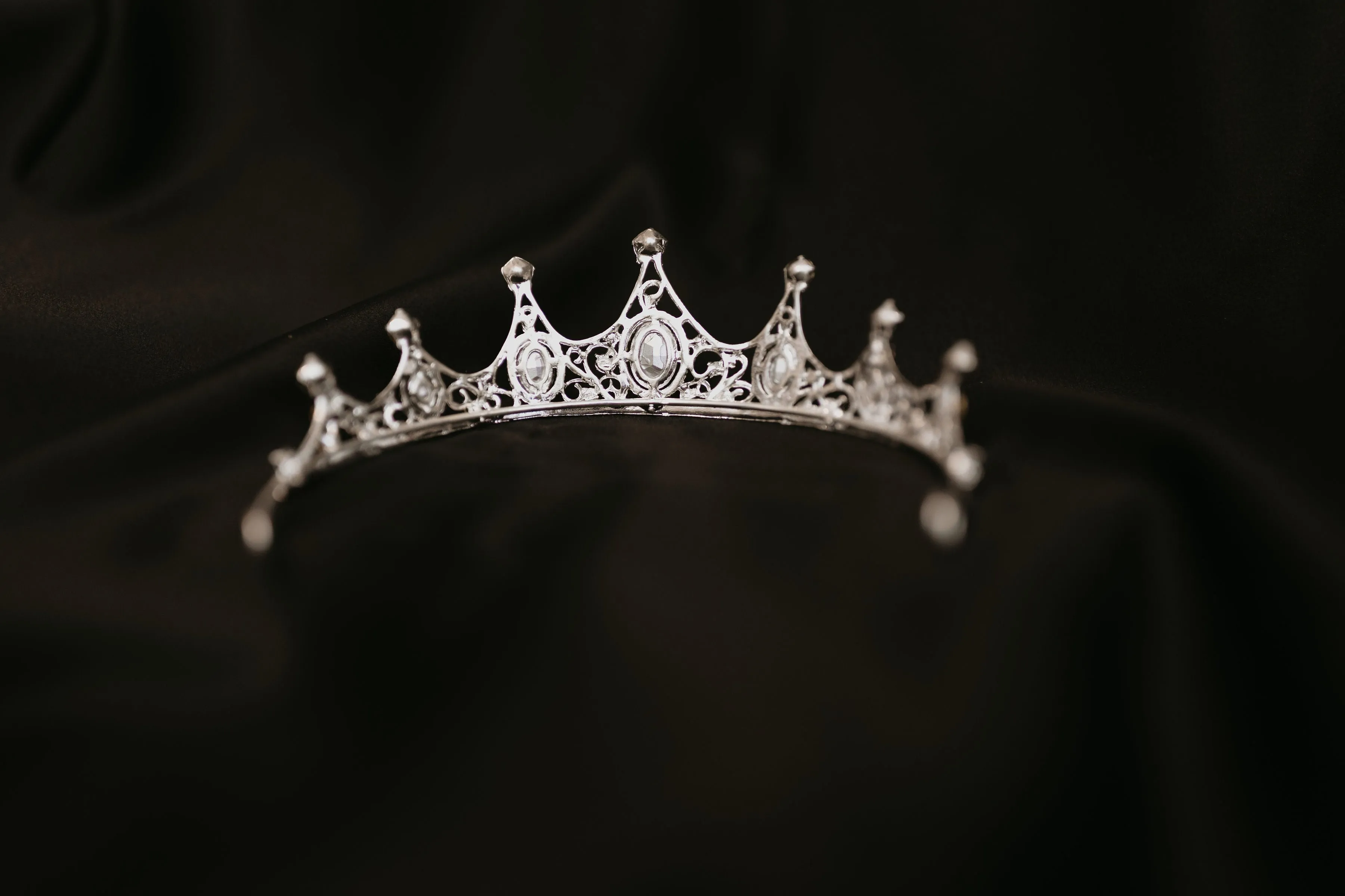 Cindy's Tiara in Purple & Silver