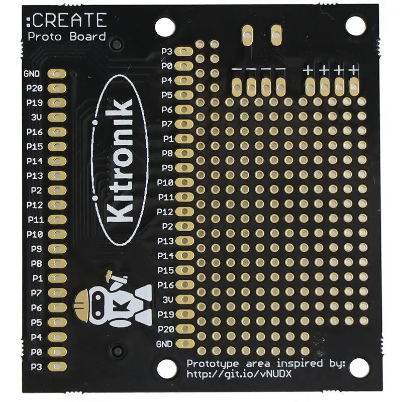 :CREATE Proto Board For BBC microbit