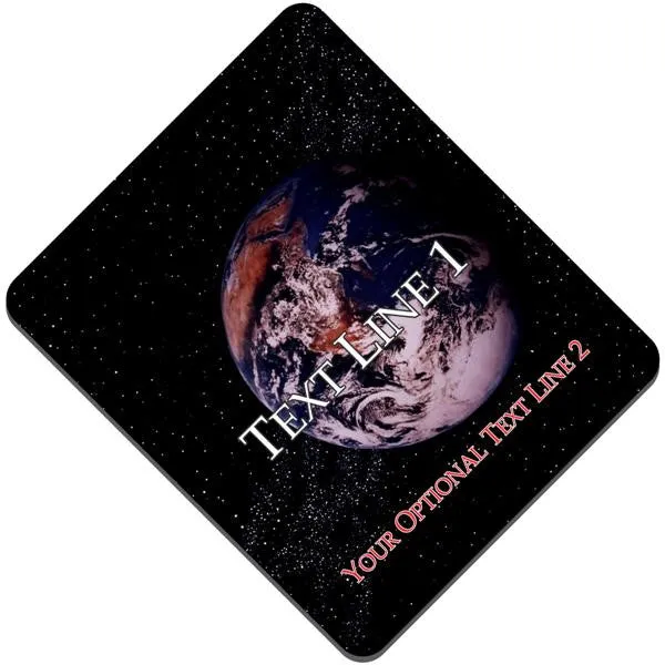 Custom Black Sky Fabric Mouse Pad