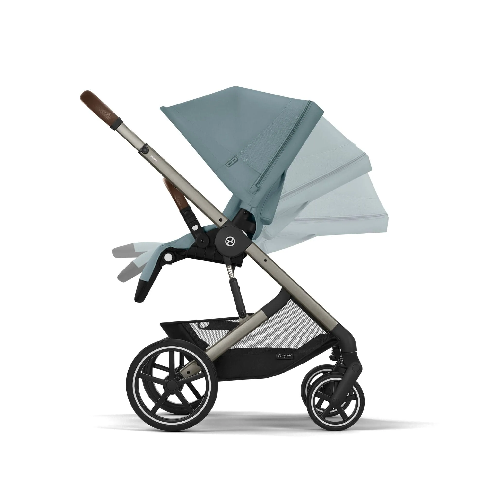 Cybex Balios S Lux Comfort Bundle - Taupe/Stormy Blue