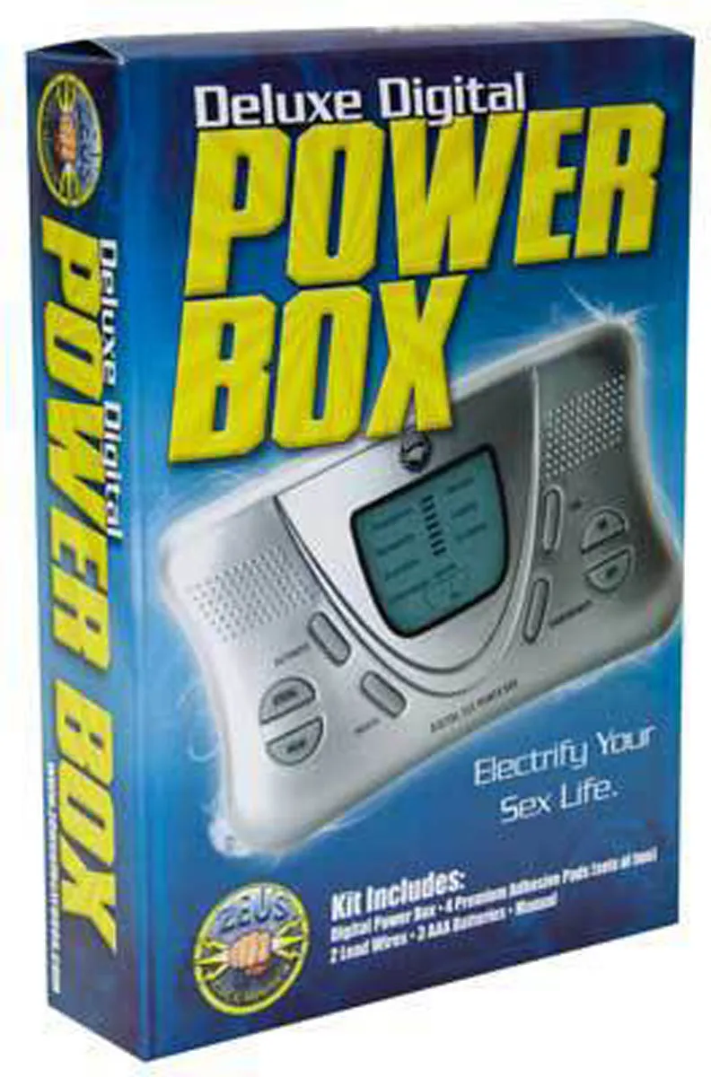 Electric Adventure: Deluxe Digital Power Box with Adjustable Intensity and Thrilling Routines!