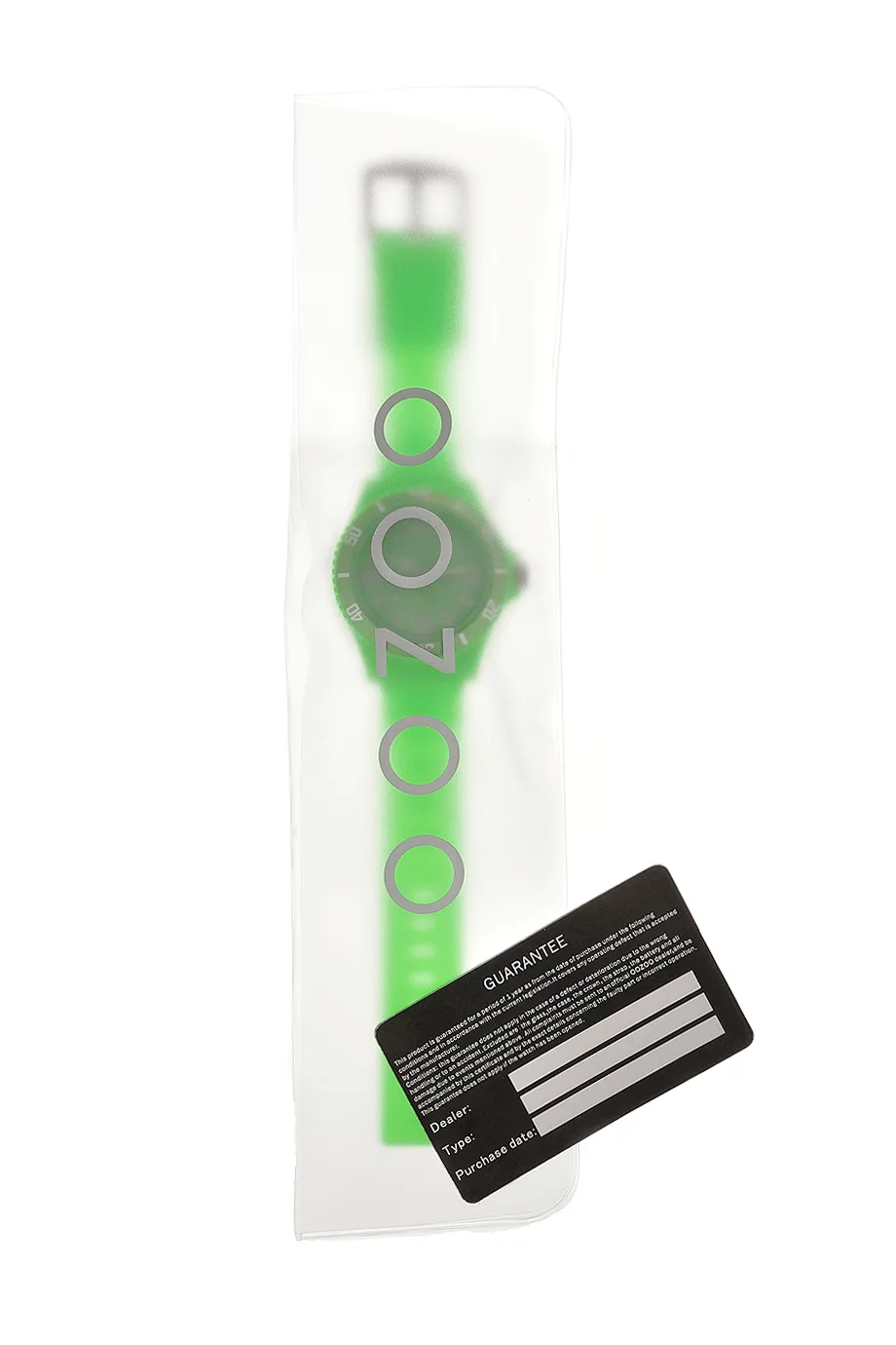 GREEN Fluo Silicone Watch