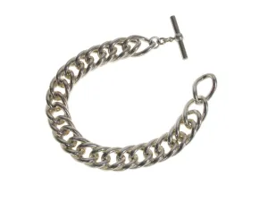 Heavy Oval Link Sterling Bracelet