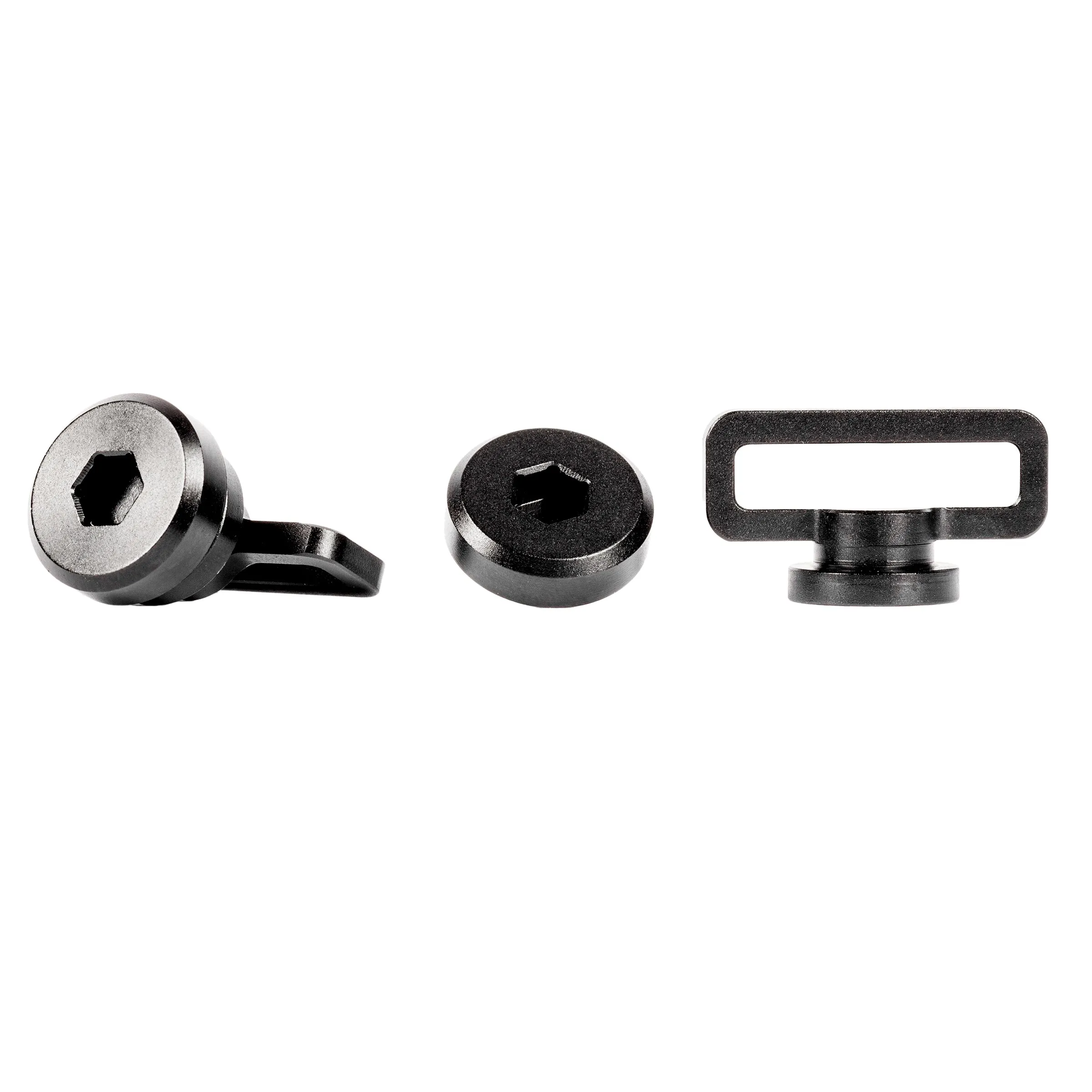 HK Army Aluminum Chin Strap Screw Set - Black