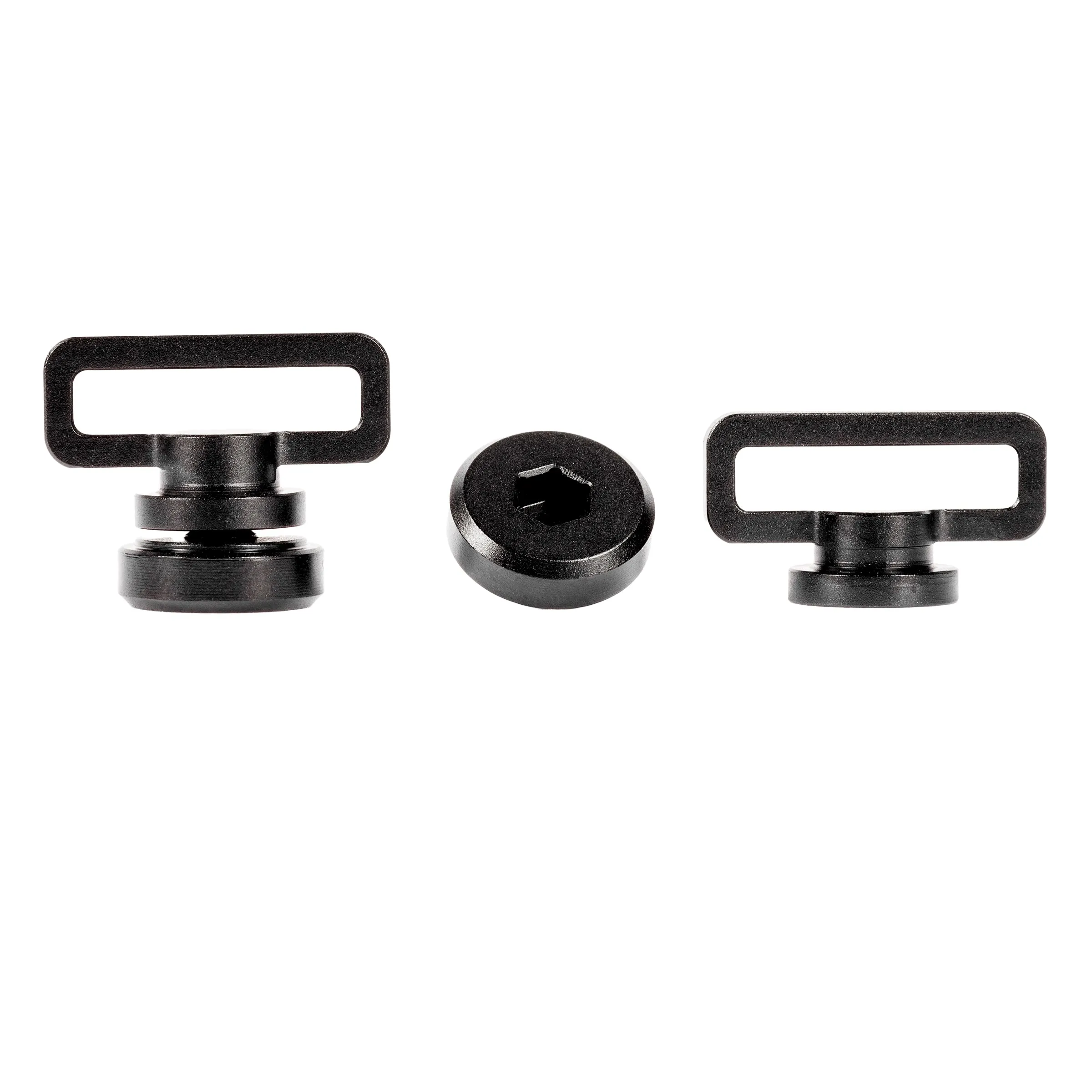 HK Army Aluminum Chin Strap Screw Set - Black