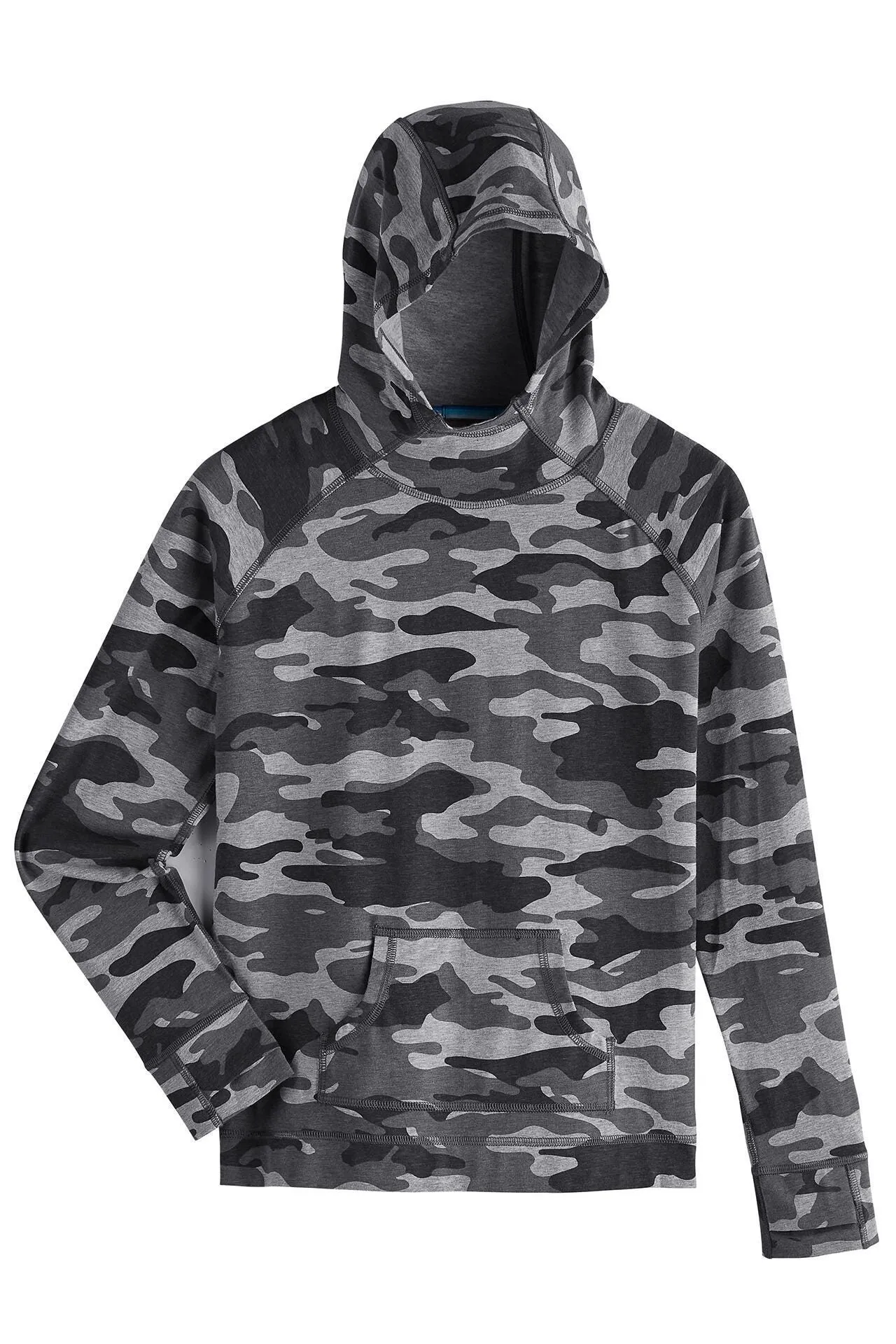 Kid's LumaLeo Hoodie  |  Grey Modern Camo