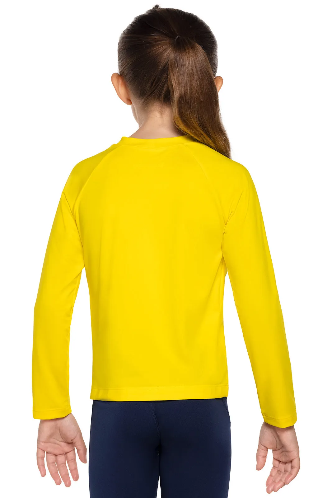 Kid's Sandshark Long Sleeve Surf Shirt  |  Bold Yellow