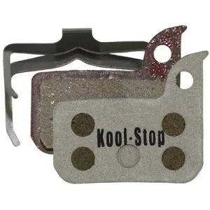 Koolstop Disc Red Road Organic Pad, Alloy Back Sram Compatible Disc Pads  Brakepads