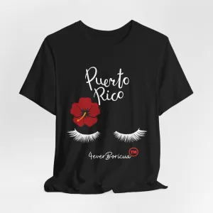 LASHES AND FLOWER PUERTO RICO BORICUA Shirt 4everBoricua™️