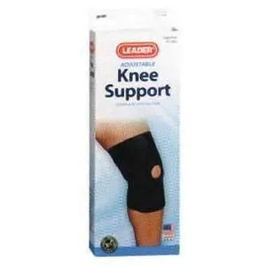 Leader Neoprene Deluxe Patellar Knee Support, Black, X-Large