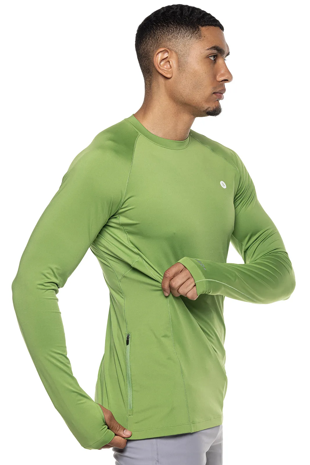 Men's Agility Long Sleeve Performance T-Shirt  |  Soft Fern