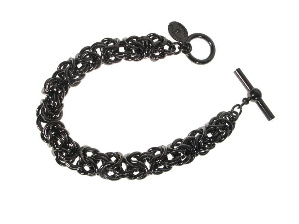 Men's Bizantine Link Metal Bracelet