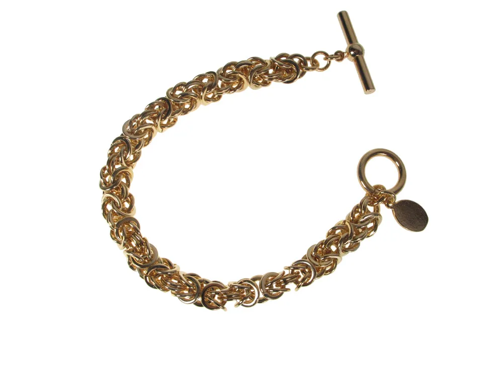 Men's Bizantine Link Metal Bracelet