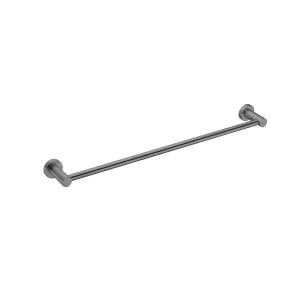 Nero MECCA Single Towel Rail 600MM GUN METAL 1924-GM