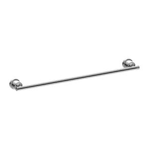 Nero York Single Towel Rail Chrome 600MM 6924-CH