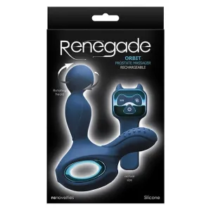 NS Novelties - Renegade Orbit Rotating Prostate Massager with Wrist Controller (Blue)