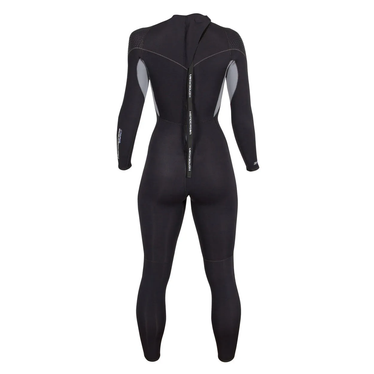 Open Box Henderson 5mm Women's Thermoprene Pro Back Zip Wetsuit, Black / Black, Size: 14