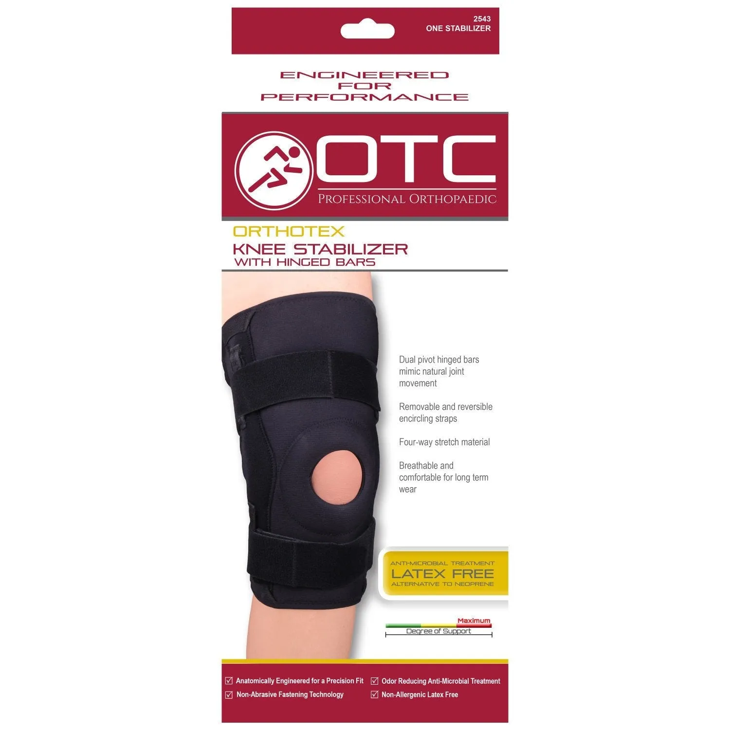 OTC KNEE STABIL ORTH HINGED - 2543 - CLEARANCE