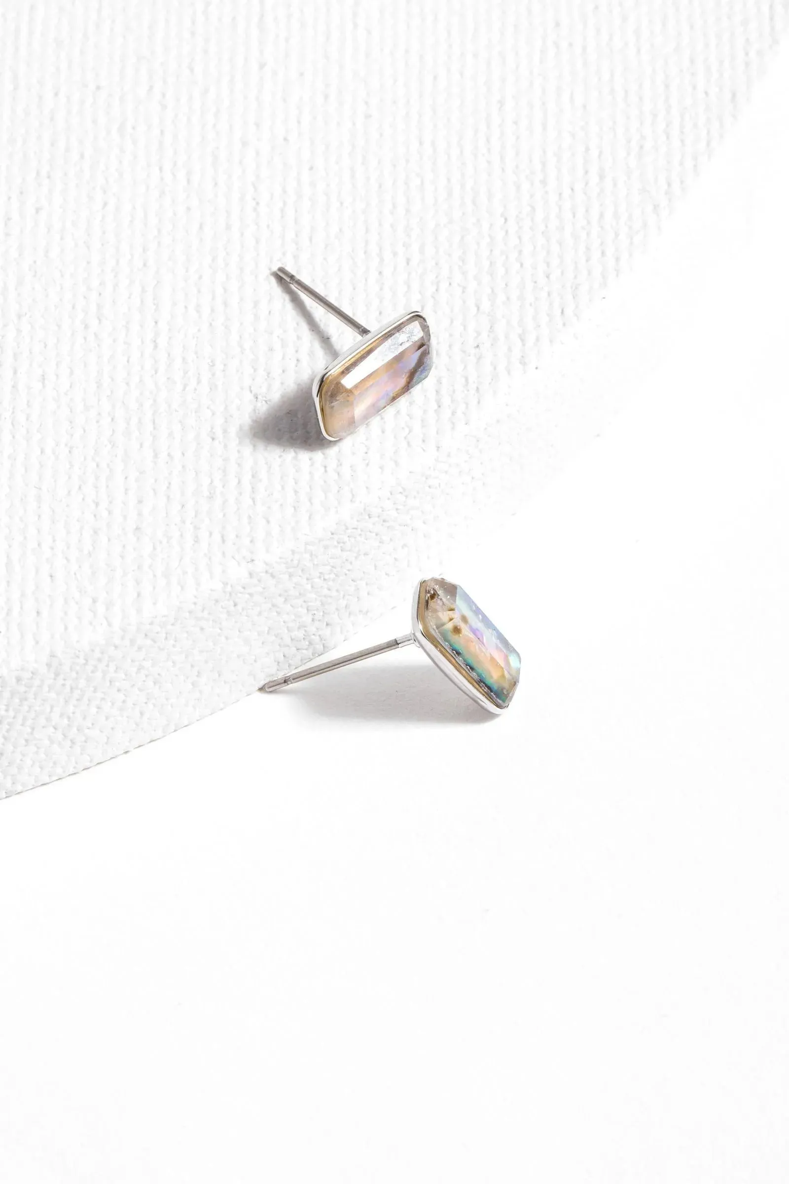 Prism Baguette Mini Stud Earring