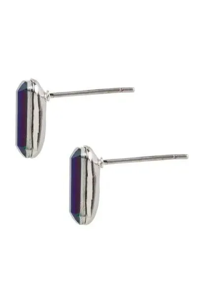 Prism Baguette Mini Stud Earring