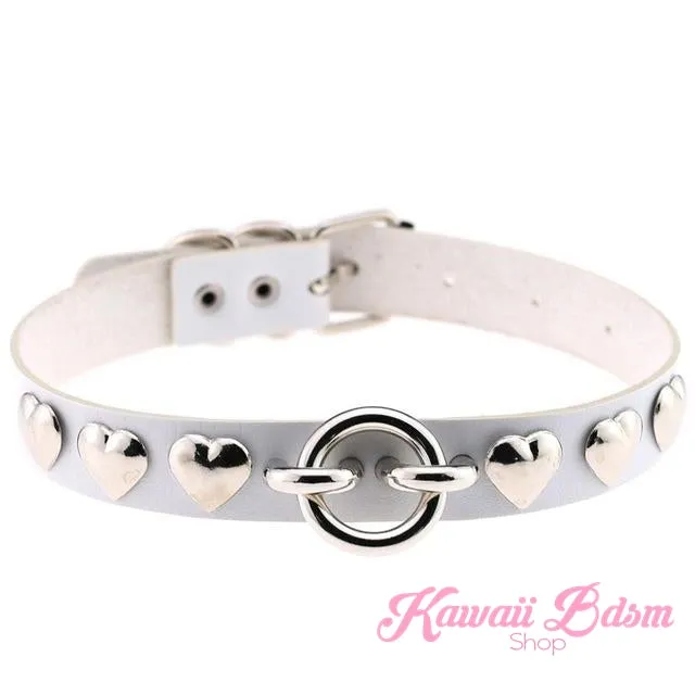 Rivet Hearts Collar