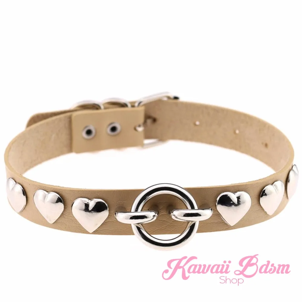 Rivet Hearts Collar