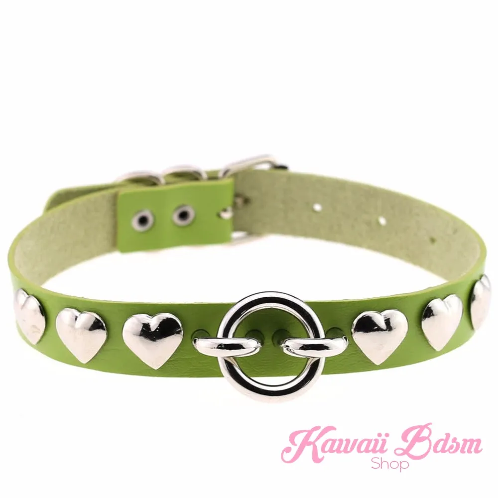 Rivet Hearts Collar