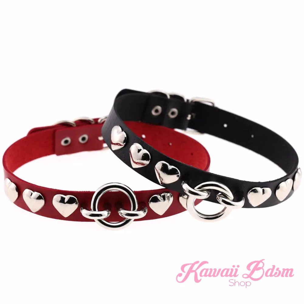 Rivet Hearts Collar