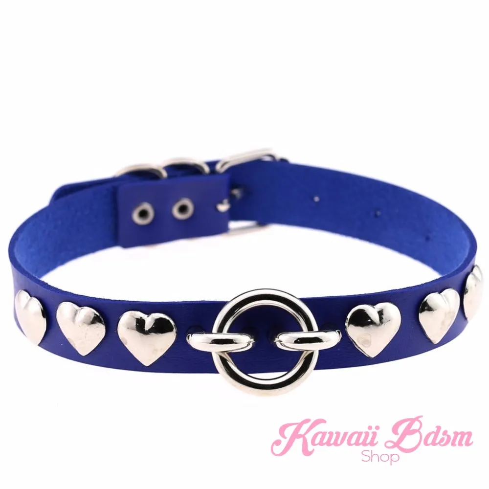 Rivet Hearts Collar