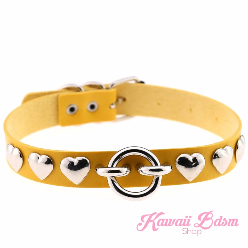 Rivet Hearts Collar