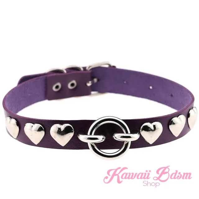 Rivet Hearts Collar