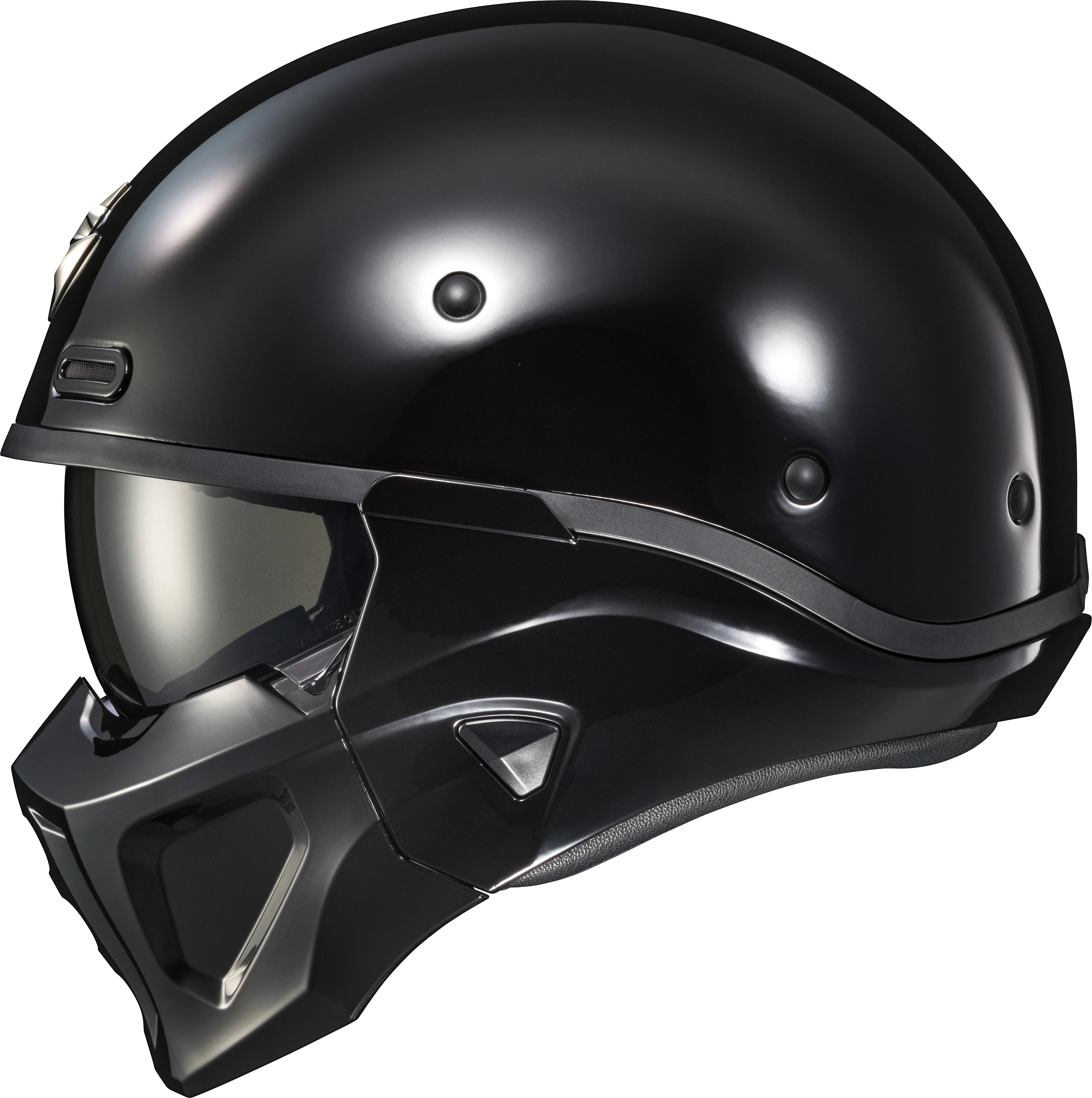 Scorpion EXO 75-1605 'Covert X' Open-Face Helmet Gloss Black