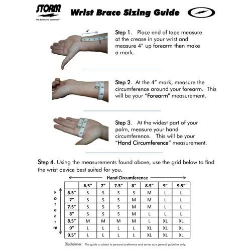 Storm Xtra-Roll <br>Wrist Support <br>M - L