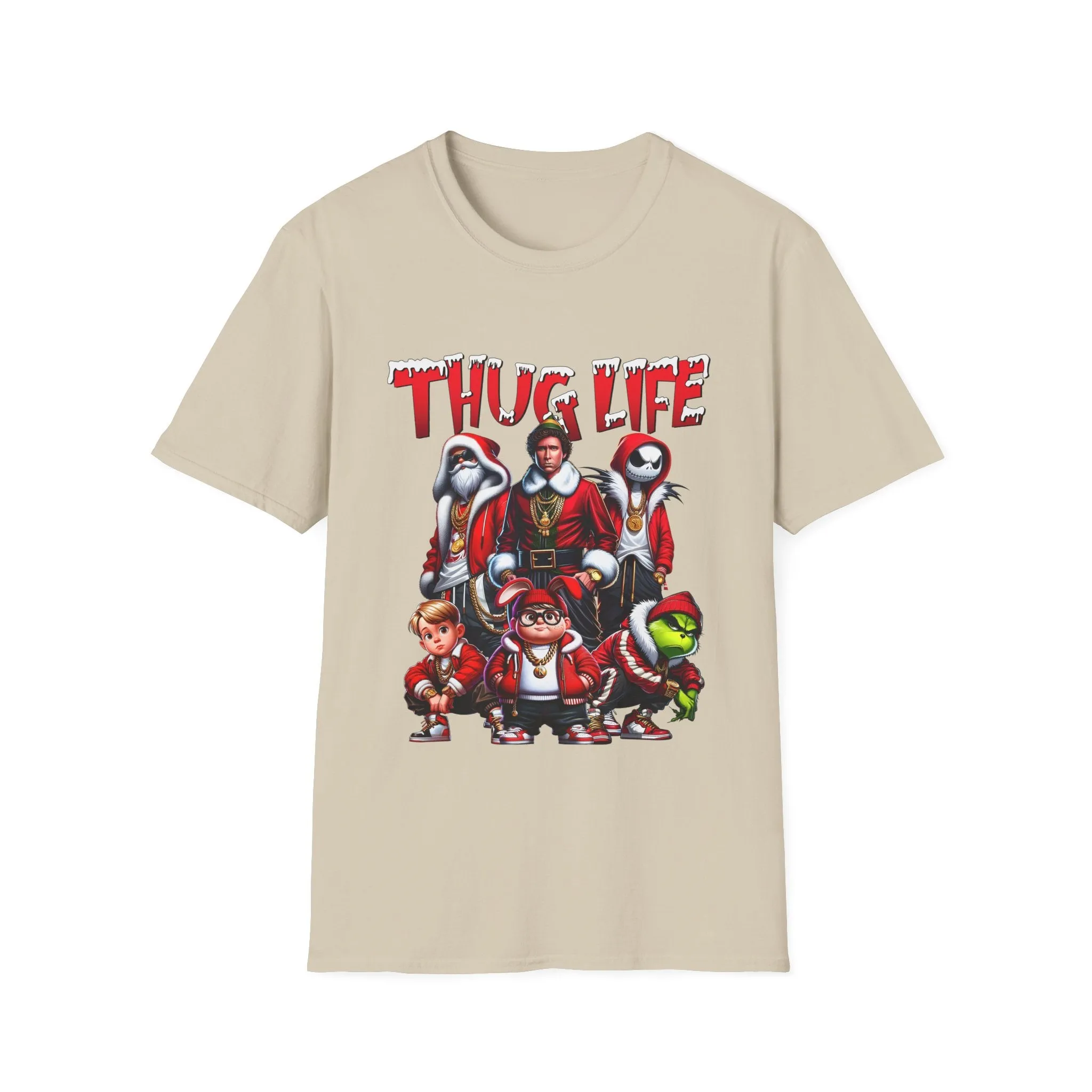 Thug Life Unisex Softstyle T-Shirt - Fun and Stylish Graphic Tee for Casual Wear