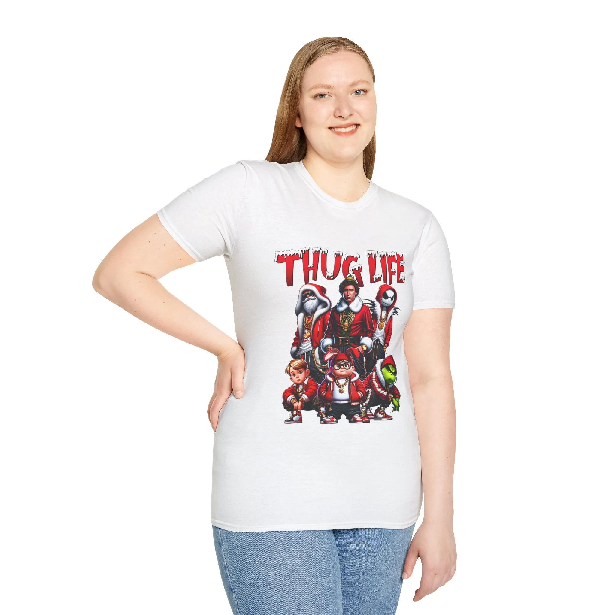 Thug Life Unisex Softstyle T-Shirt - Fun and Stylish Graphic Tee for Casual Wear