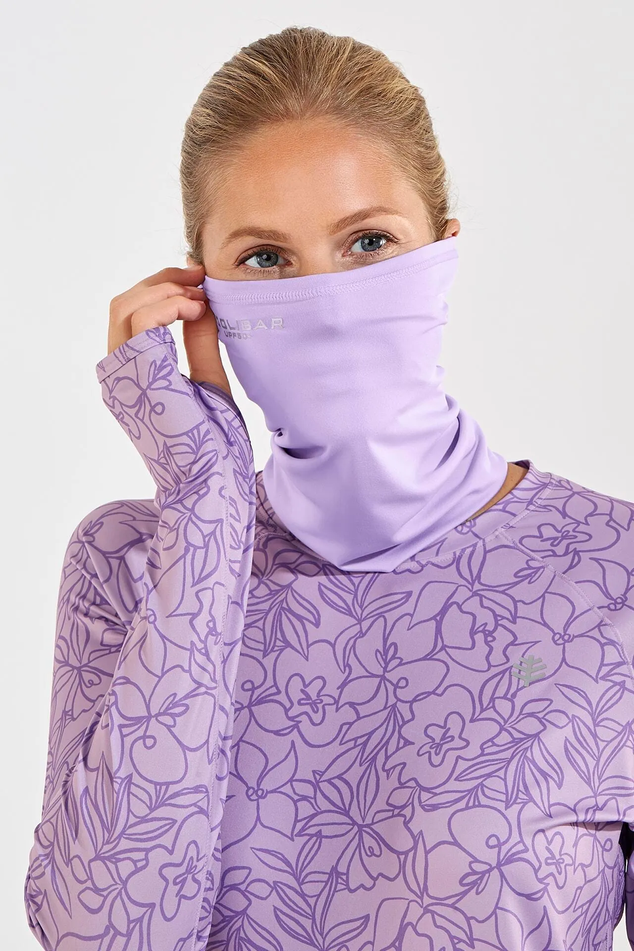 Unisex Virasana Performance Sun Gaiter  |  Soph Lilac