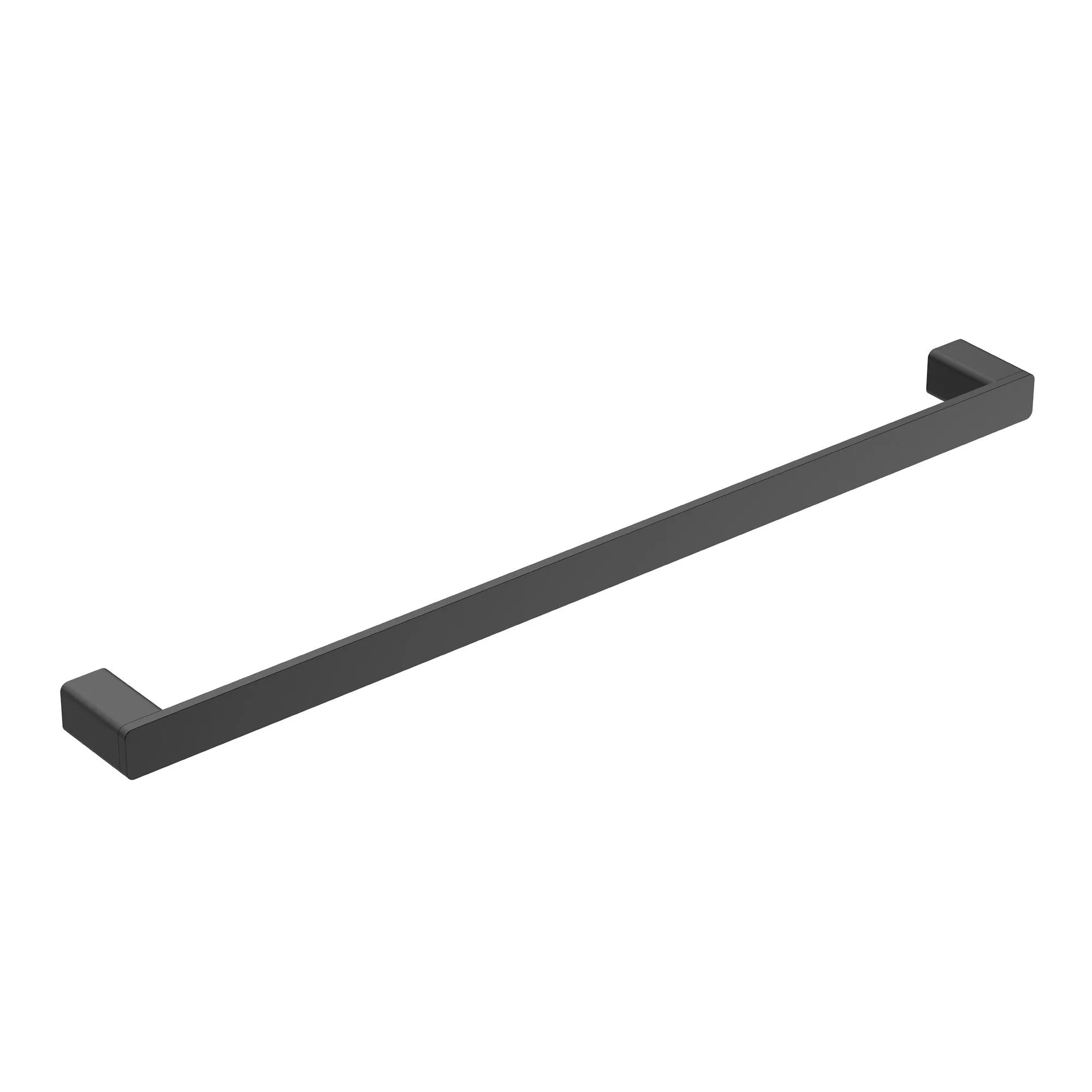 Viva Single Towel Rail 800mm Matte Black