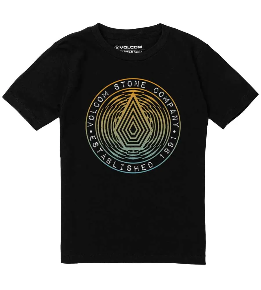 Volcom Kids' Tots Woofer Short Sleeve T-Shirt - Black