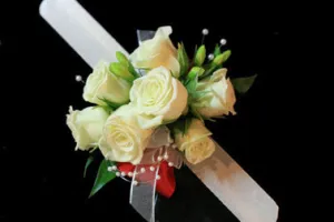 White Rose - Wrist Corsage