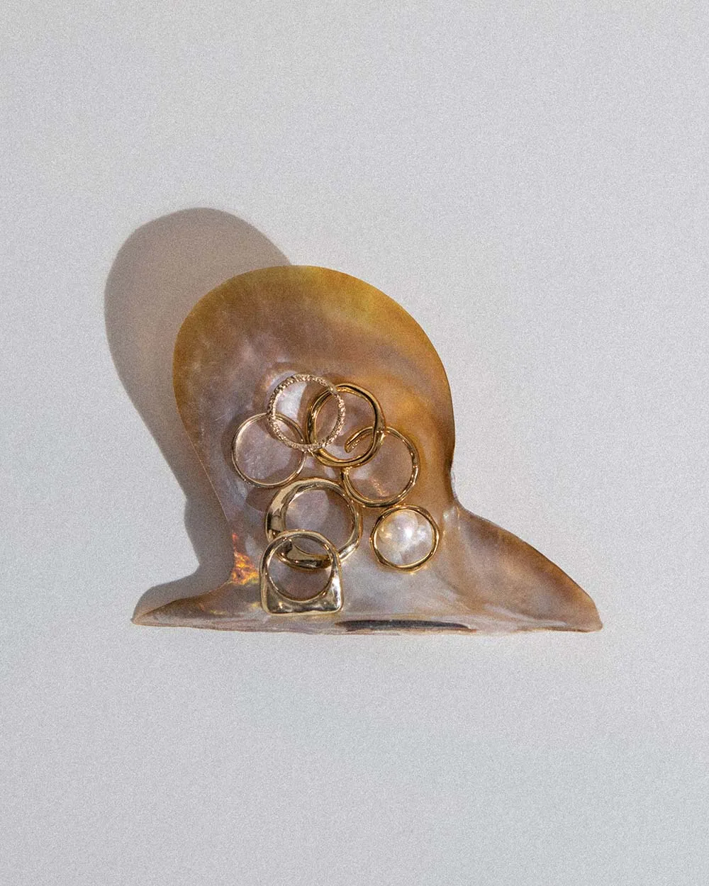 Wing Oyster Shell Jewellery Dish